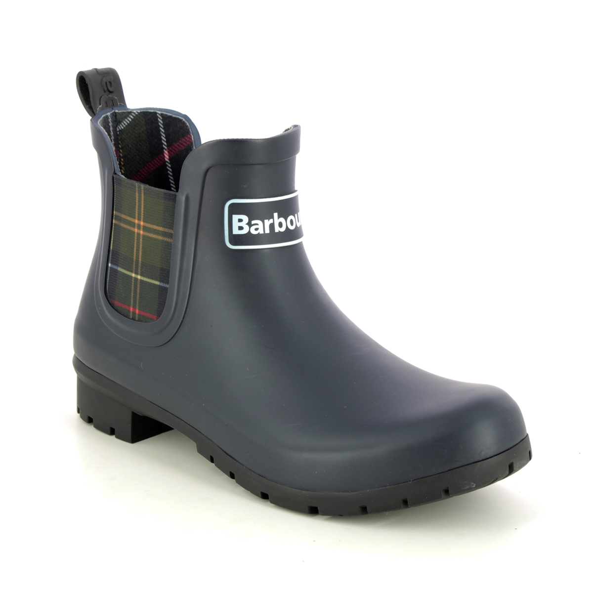 Barbour Kingham Wellie Navy Boots Lrf0088-Ny11 In Size 7 In Plain Navy