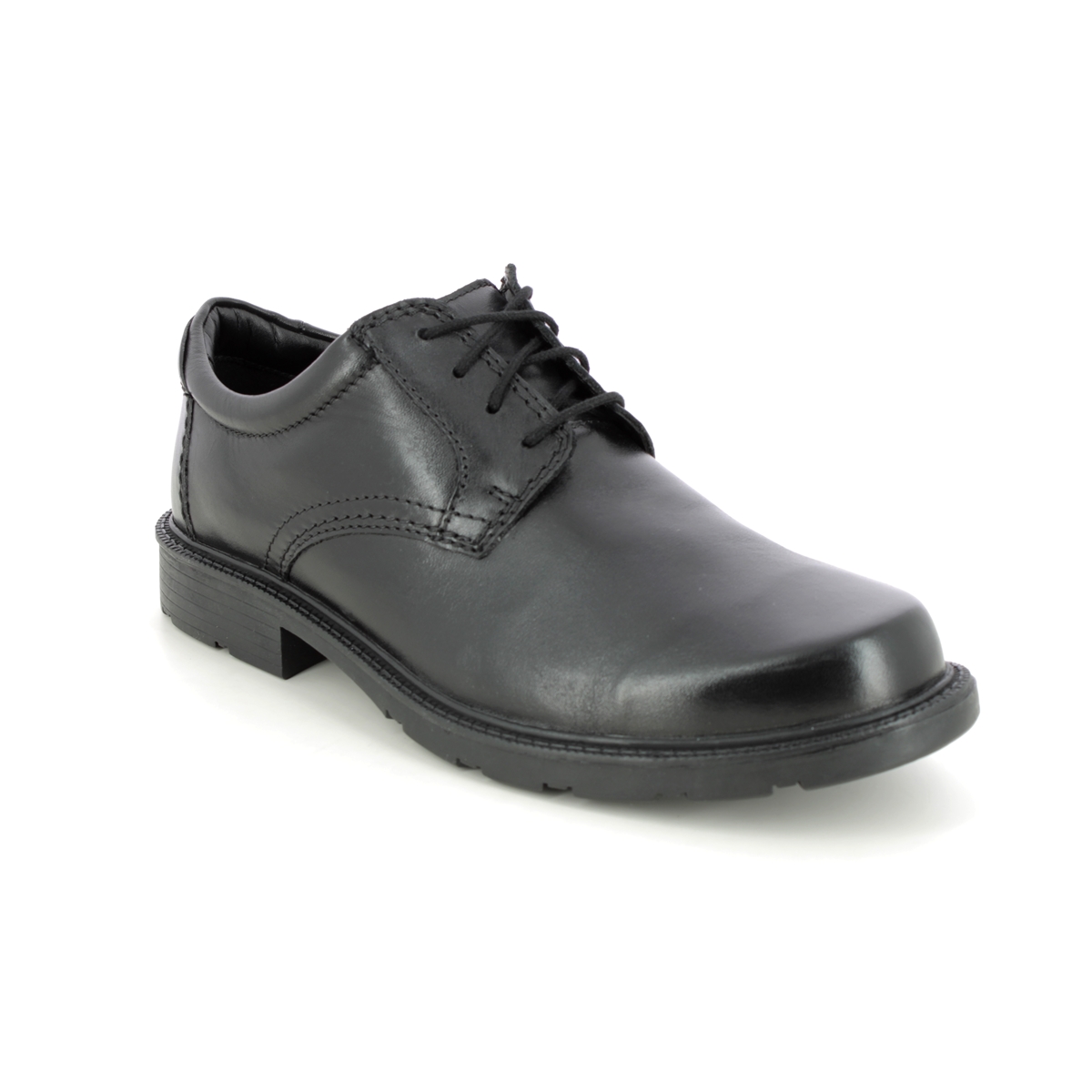 Clarks Kerton Lace Black leather Mens formal shoes 6560-57G in a Plain Leather in Size 7.5
