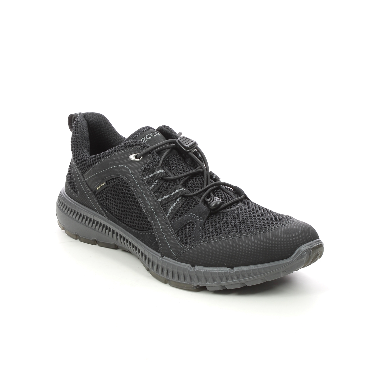 Ecco Terracruise Gtx Black Womens Walking Shoes 843063-51052 In Size 38 In Plain Black