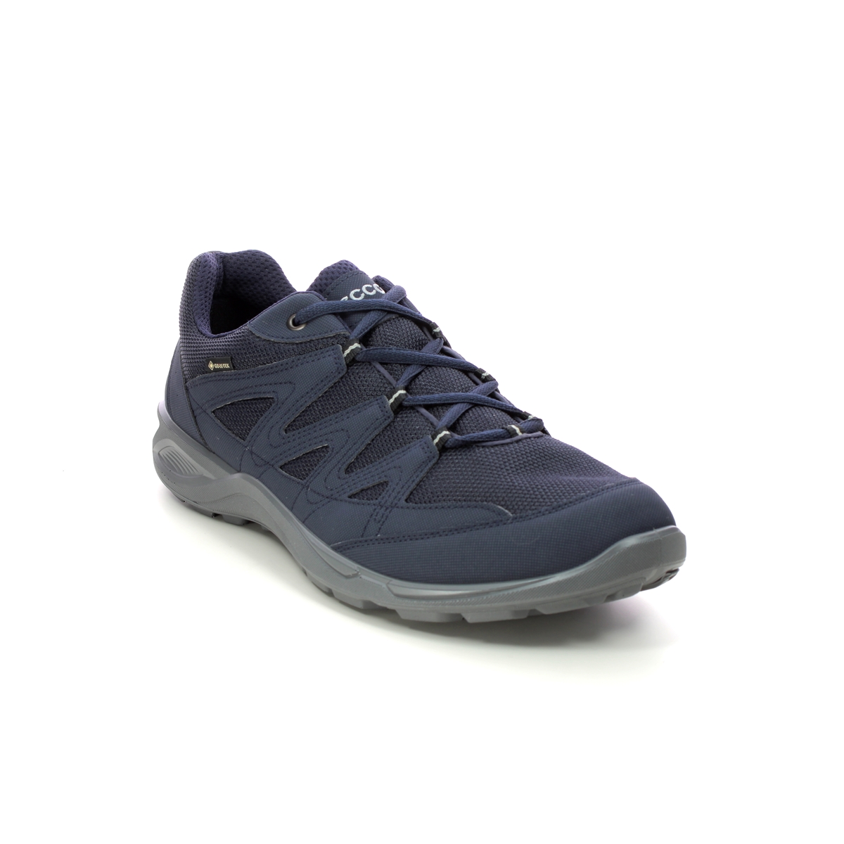 Ecco Terracruise Light Gtx Mens Navy Mens Trainers 825784-50769 In Size 47 In Plain Navy