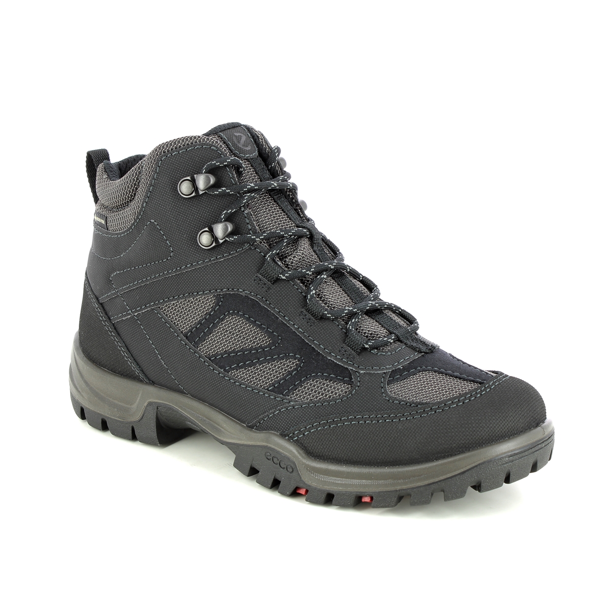 Ecco Xpedition W Mid Gtx Black Womens Walking Boots 811273-51526 In Size 37 In Plain Black