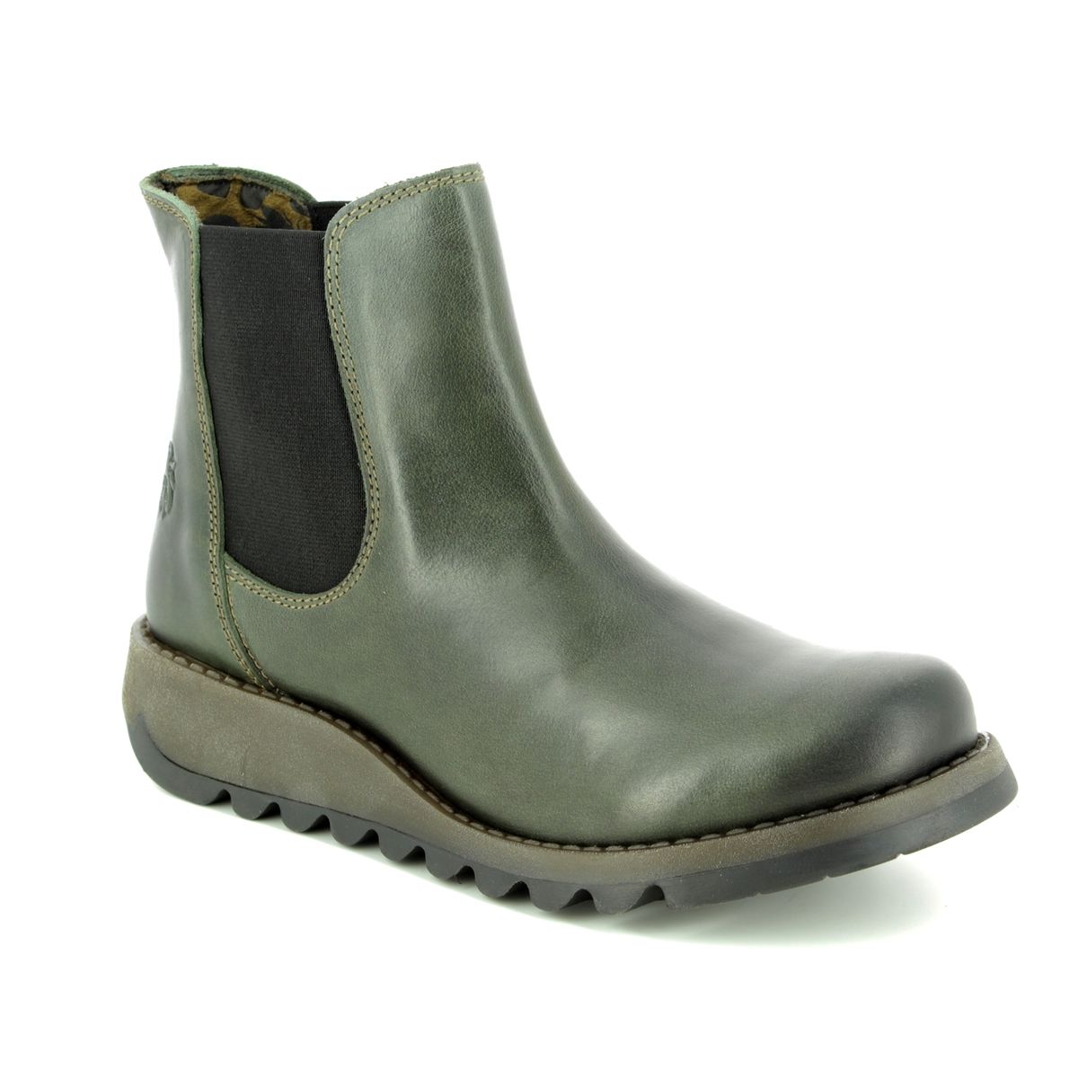 Fly London Salv Diesel Leather Womens Ankle Boots P143195 In Size 39 In Plain Diesel Leather