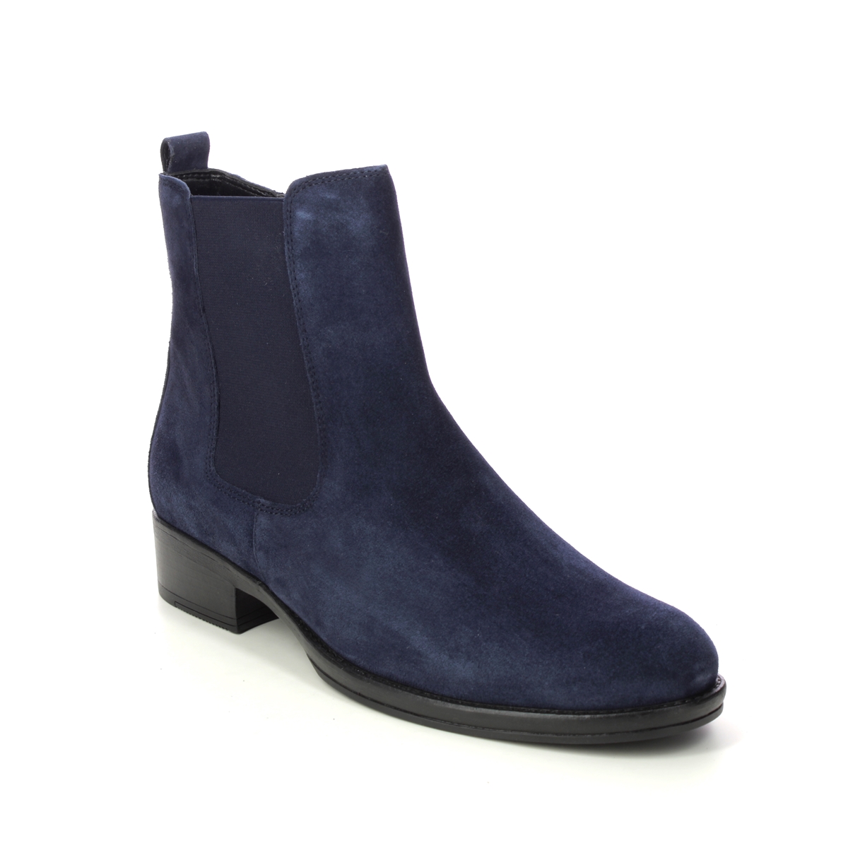Gabor Adair Navy Suede Womens Chelsea Boots 31.600.16 In Size 4 In Plain Navy Suede  Womens Ankle Boots In Soft Navy Suede Leather