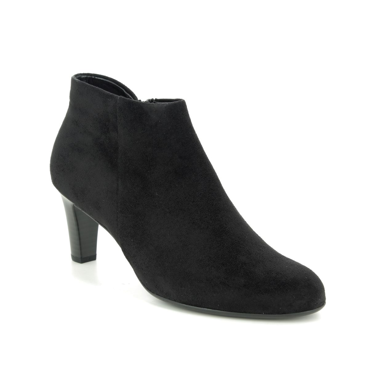 Gabor Fatale Black Womens Ankle Boots 35.850.47 In Size 3 In Plain Black  Womens Ankle Boots In Soft Black Leather