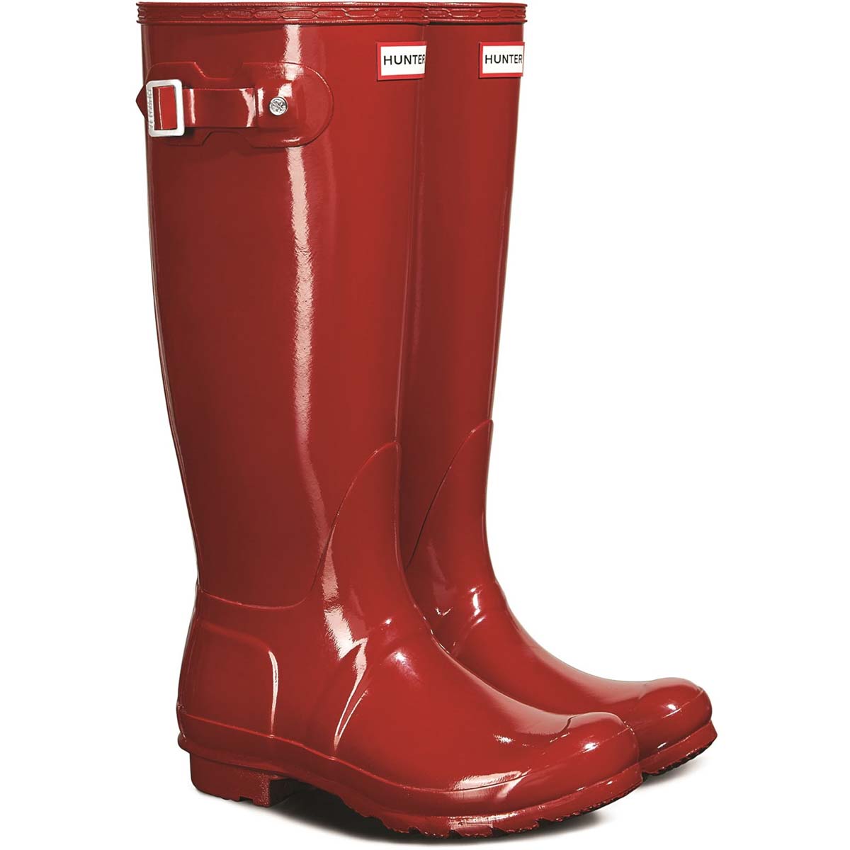 Hunter - Original Tall Gloss (Red) Wft1000Rgl In Size 5 In Plain Red