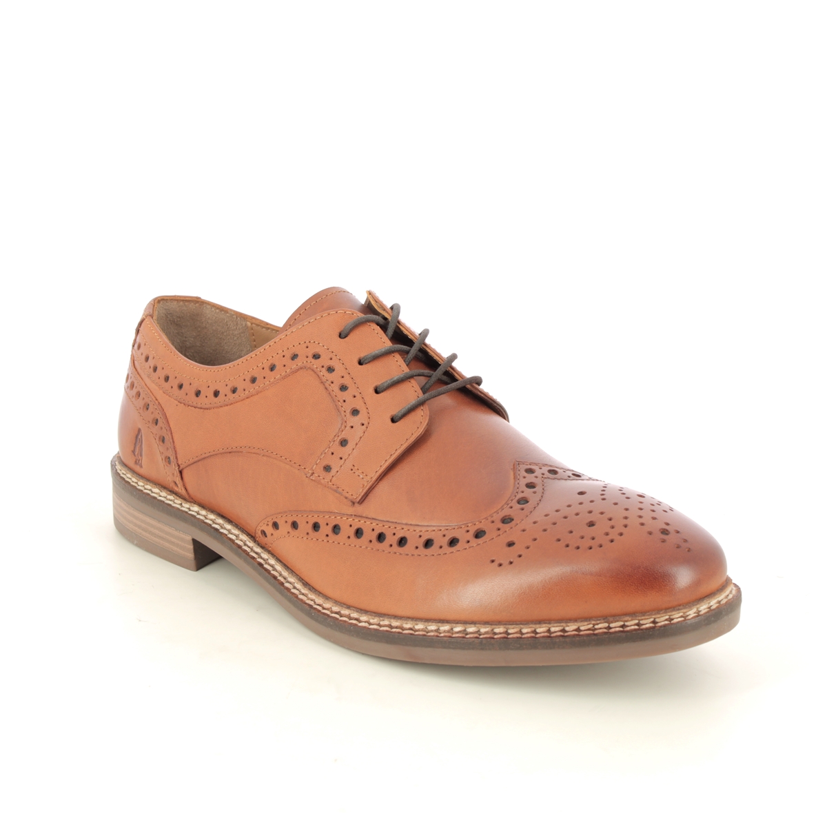 Hush Puppies - Bryson (Tan Leather ) 12355-11 In Size 8 In Plain Tan Leather