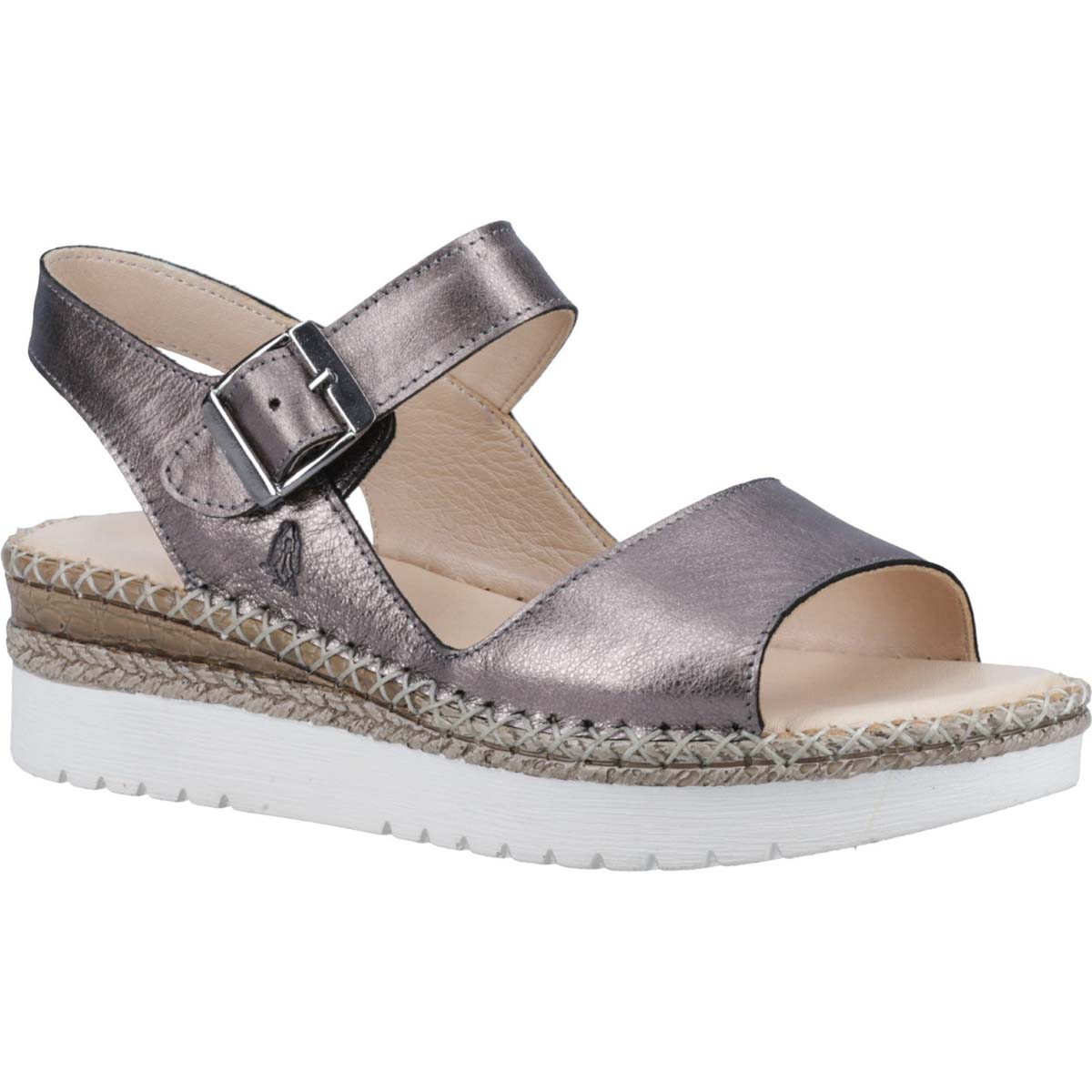Hush Puppies - Stacey (Pewter) 36629-68337 In Size 8 In Plain Pewter