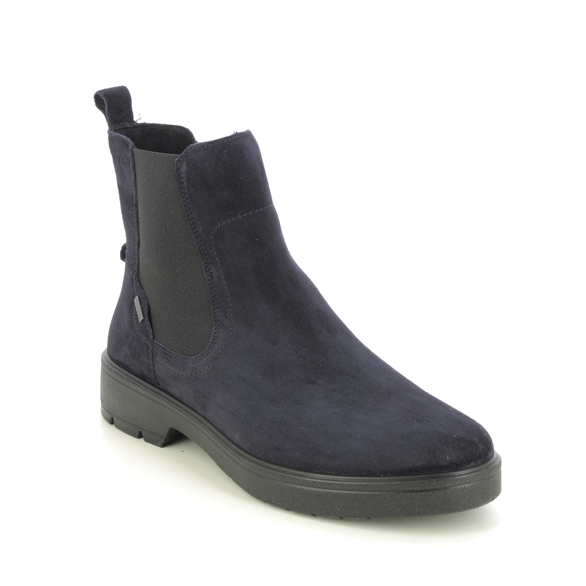 Legero Mystic Chelsea Gtx Navy Suede Womens Chelsea Boots 2000191-8000 In Size 4.5 In Plain Navy Suede