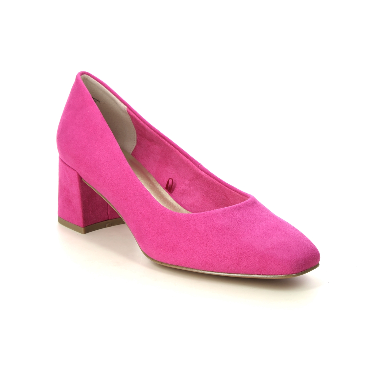 Marco Tozzi Bitto Fuchsia Womens Court Shoes 22424-42-510 in a Plain Textile in Size 38