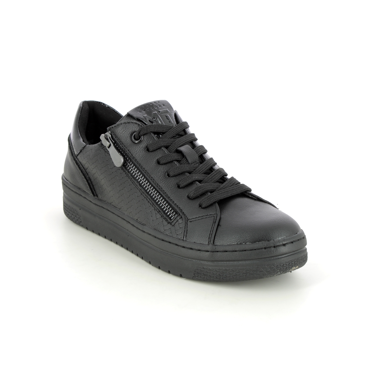 Marco Tozzi Raveen Black Womens Trainers 23709-29-098 In Size 40 In Plain Black