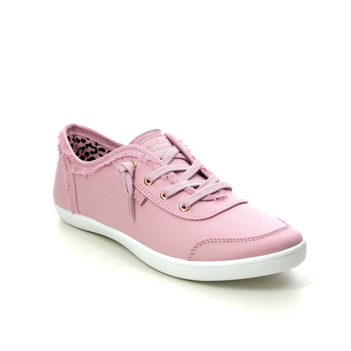 Skechers Bobs B Cute ROS ROSE Womens trainers 33492 in a Plain Canvas in Size 4