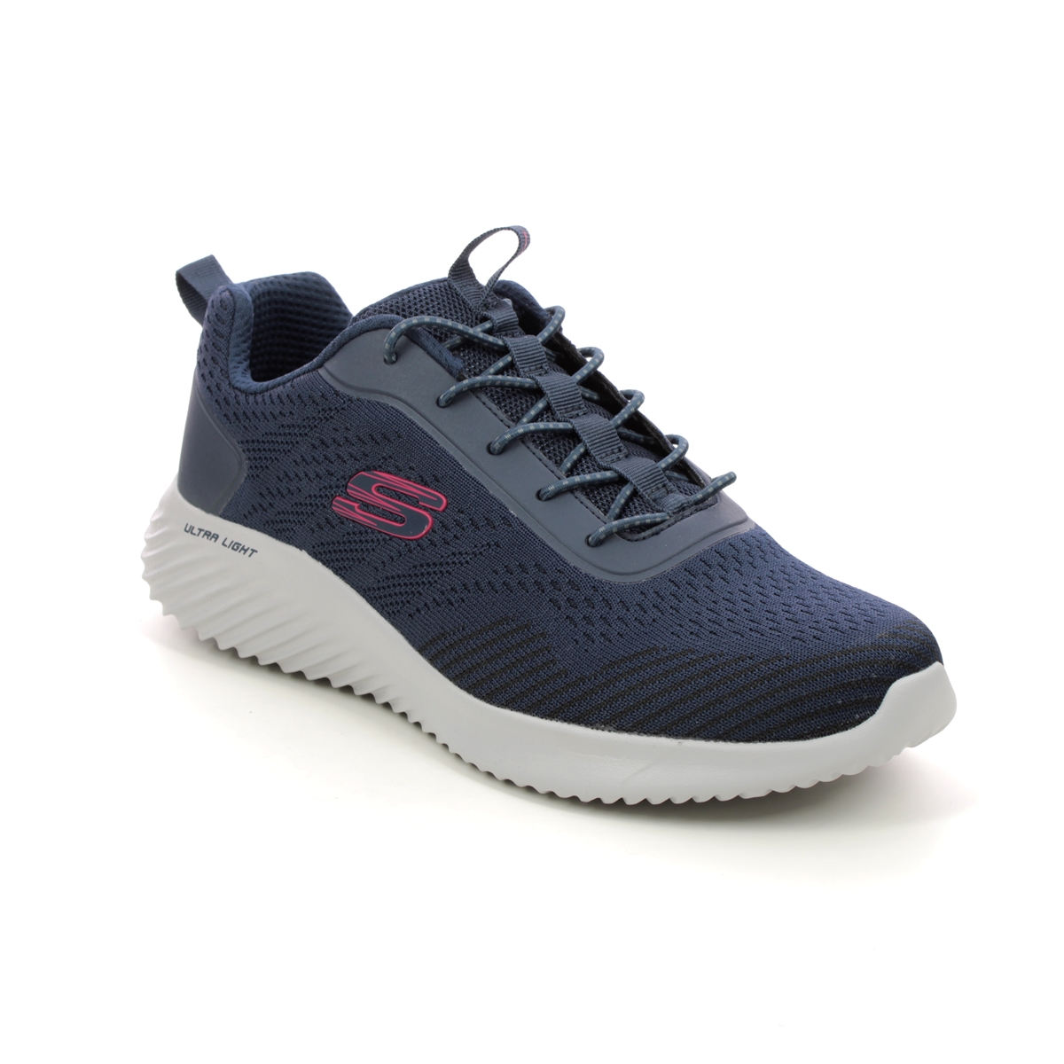 Skechers Bounder Navy Mens Trainers 232377 In Size 7 In Plain Navy