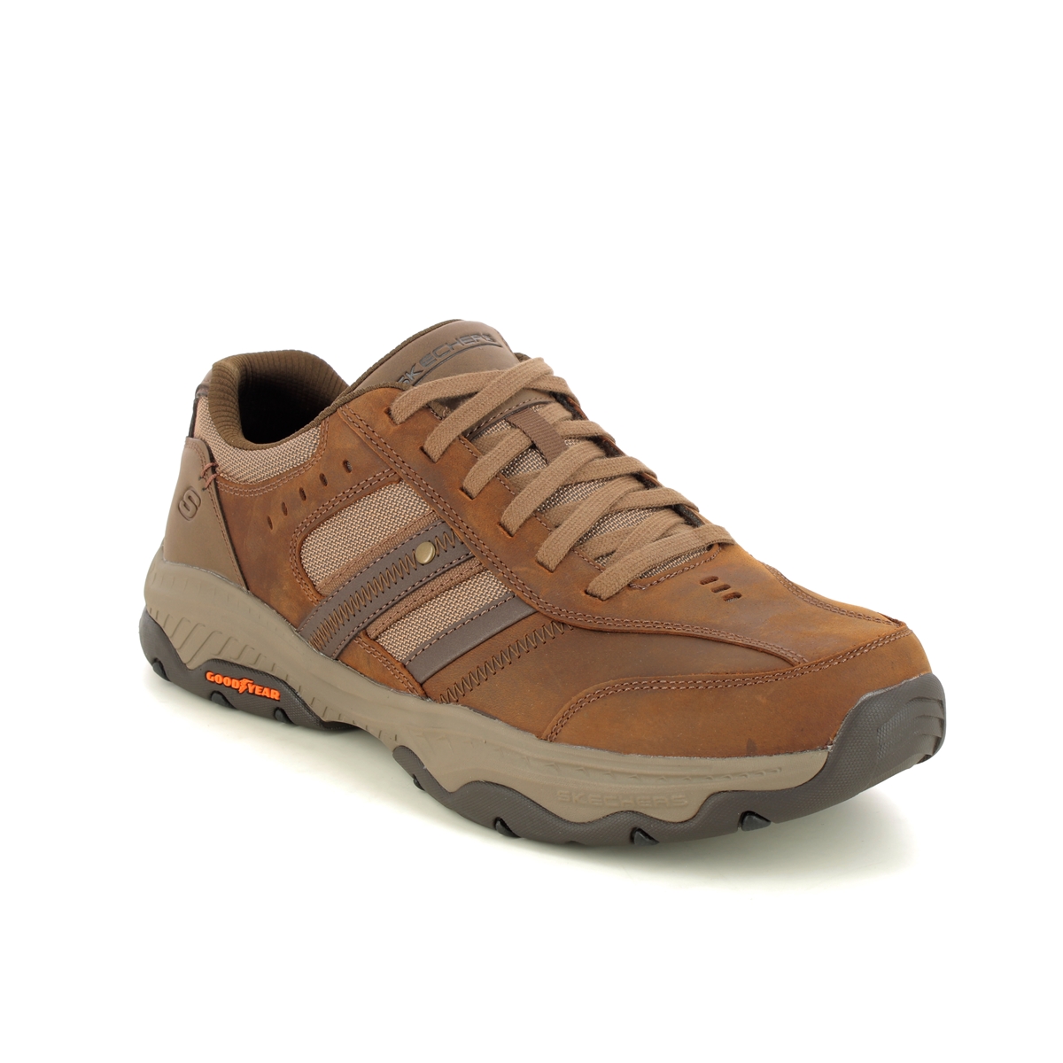Skechers Craster Archdale CDB Brown Mens comfort shoes 204717 in a Plain Leather in Size 8