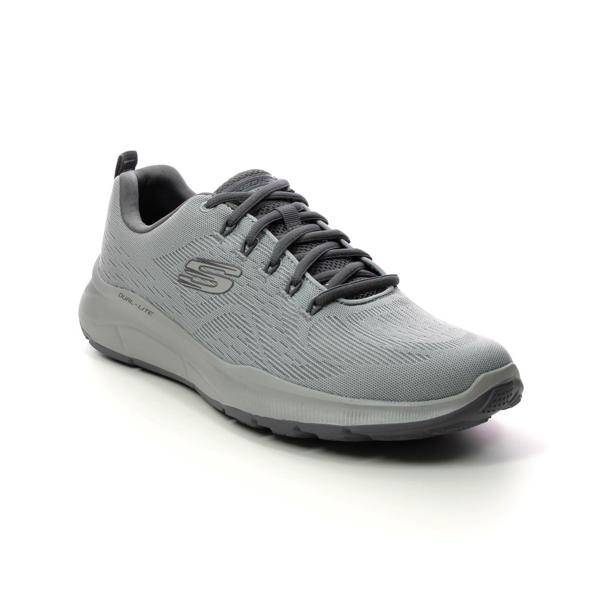Skechers Equalizer 5 Grey Charcoal Mens Trainers 232519 In Size 8 In Plain Grey Charcoal