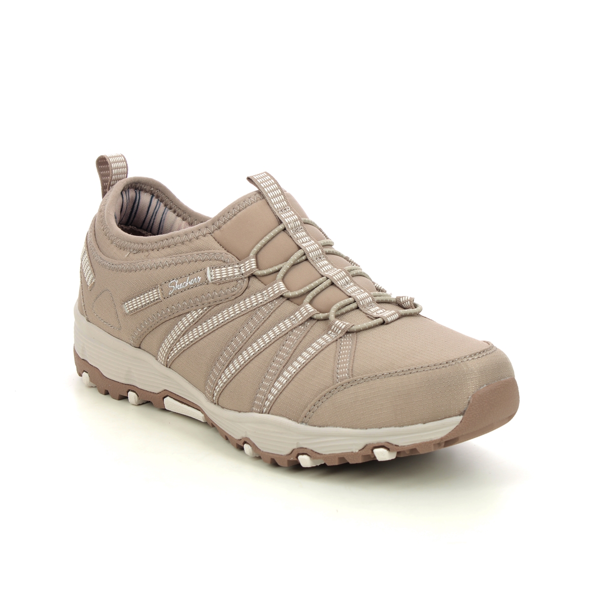 Skechers Seager Hiker 2 TPE Taupe Womens trainers 158421 in a Plain Textile in Size 6