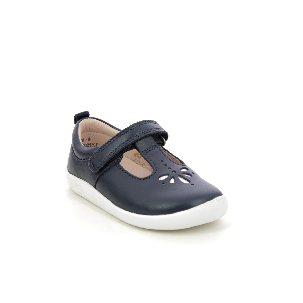 Start Rite - Puzzle In Navy Leather 0779-95E In Size 4.5 In Plain Navy Leather 1St Shoes & Prewalkers  In Navy Leather