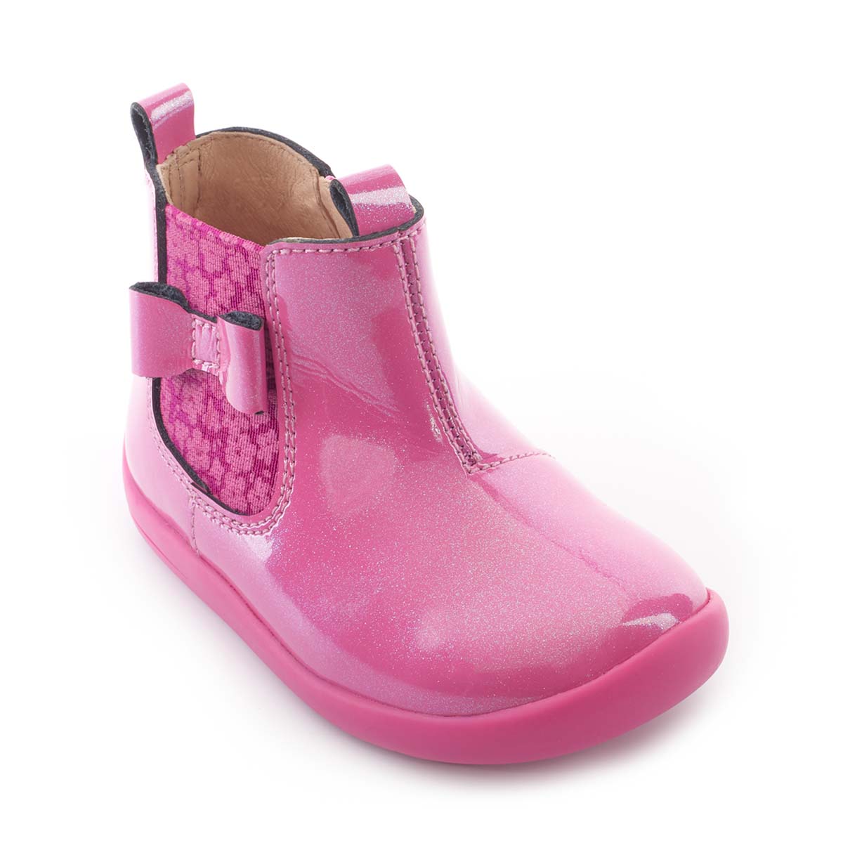 Start Rite - Wonderland Chelsea In Pink 0789-16F In Size 7 In Plain Pink Infant Girls Boots  In Pink For kids