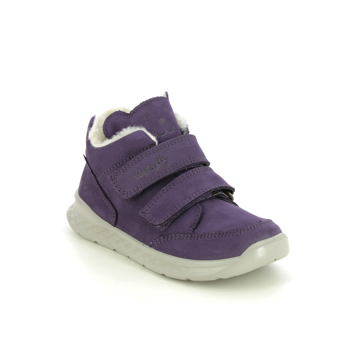 Superfit Breeze 2V Gtx Purple Nubuck Kids Toddler Girls Boots 1000372-8500 In Size 24 In Plain Purple Nubuck