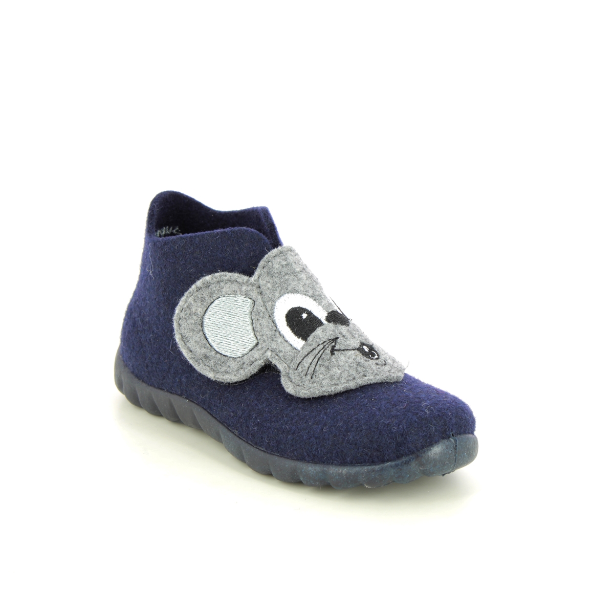 Superfit Happy Mouse Navy Kids Boys Slippers 0800294-8100 in a Plain  in Size 23