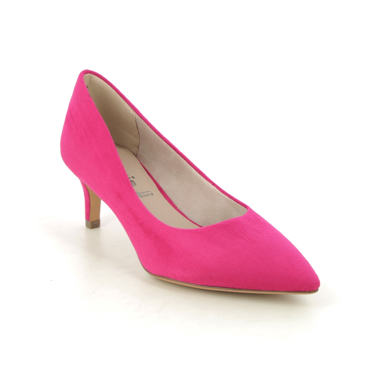Tamaris Fatsa Fuchsia Womens Court Shoes 22413-20-513 In Size 36 In Plain Fuchsia