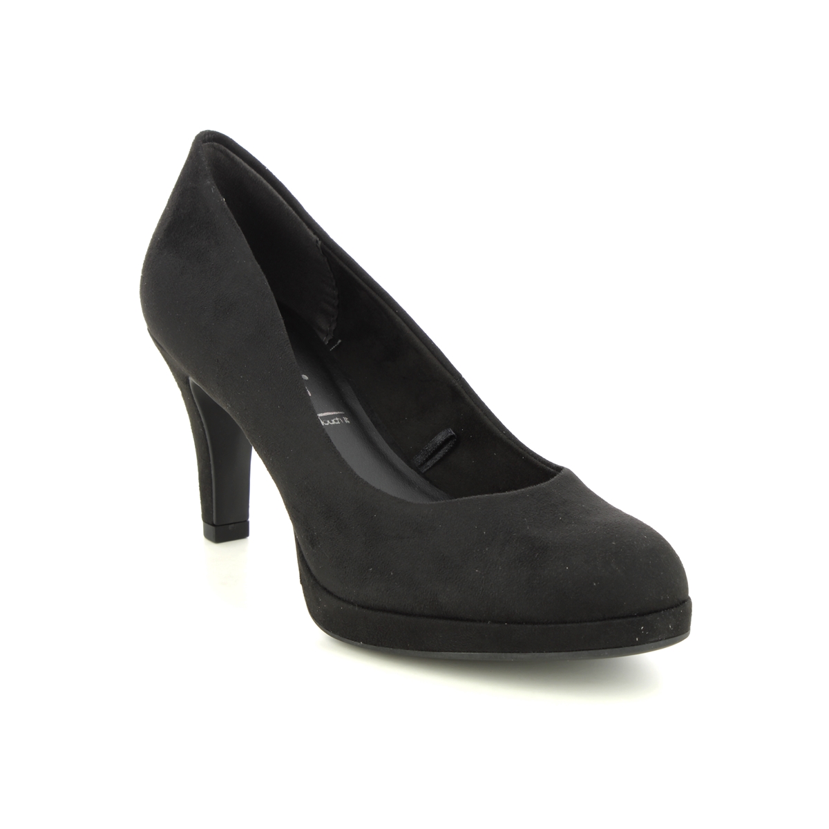 Tamaris Lycoris 80 Black Womens High Heels 22402-42-001 in a Plain Textile in Size 41