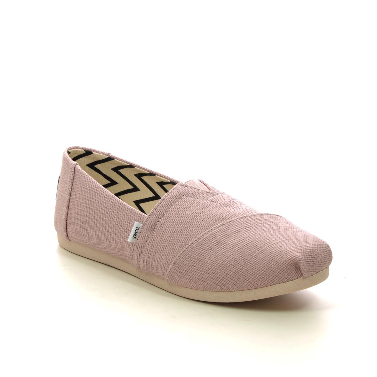 Toms Alpargata Classic Rose pink Womens Espadrilles 10020660-60 in a Plain Canvas in Size 7