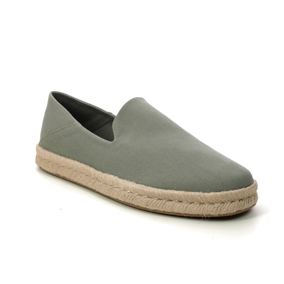 Toms Santiago Alp 2 Sage green Mens Closed Toe Sandals 10020071-90 in a Plain Canvas in Size 8