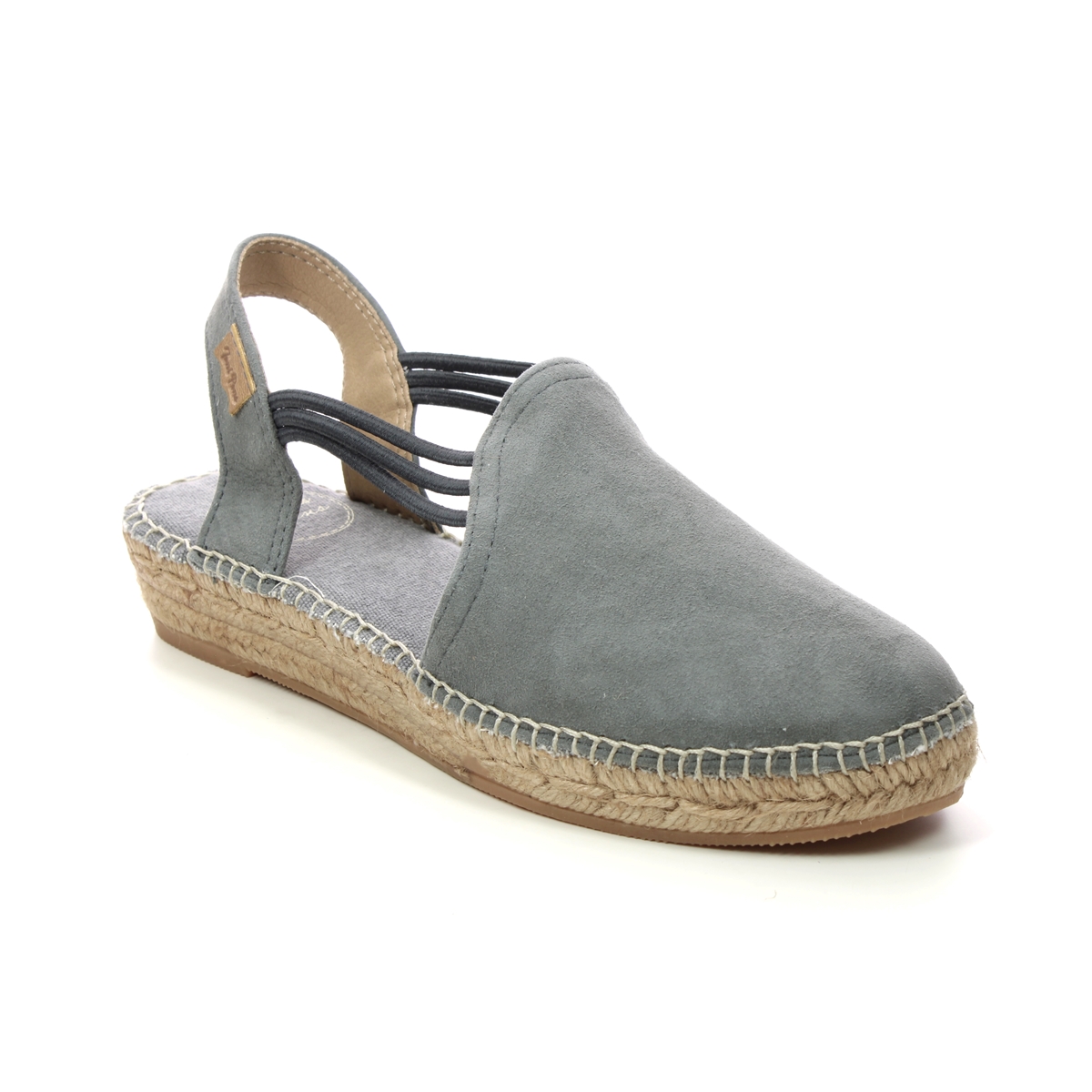 Toni Pons Nuria In Grey Suede 0110-03 In Size 38 In Plain Grey Suede