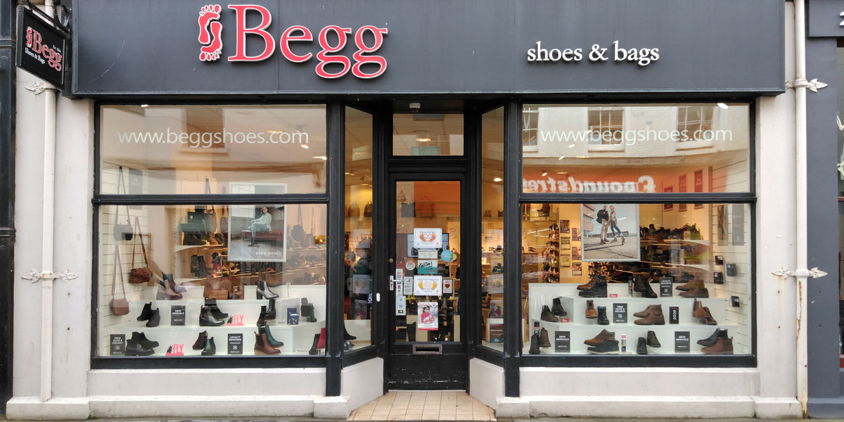 Begg Shoes Kirkwall Shop Front