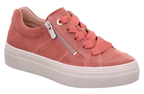 Legero Lima Zip Rose Pink Women's Trainers for City Holiday