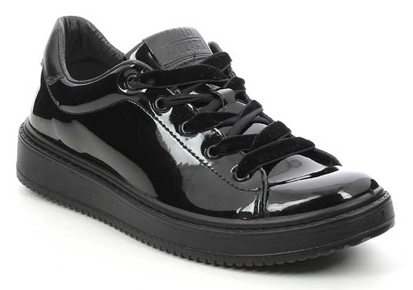 Primigi Gabriella Colinne Black Patent School Shoes for Girls