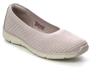 Skechers Be Cool women's taupe pumps