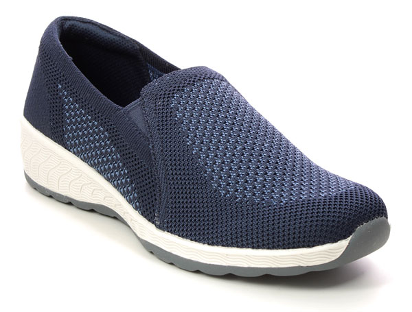 Skechers Up-Lifted women's navy slip on trainers