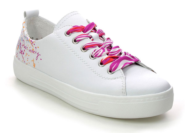 Remonte Altostar White Leather Trainers