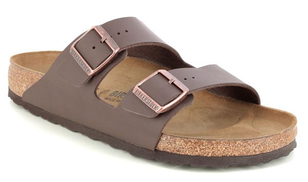 Birkenstock Mens Arizona Sandals in Brown