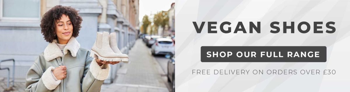 Shop Our Vegan Shoes Collection with Free UK Delivery on orders over £30