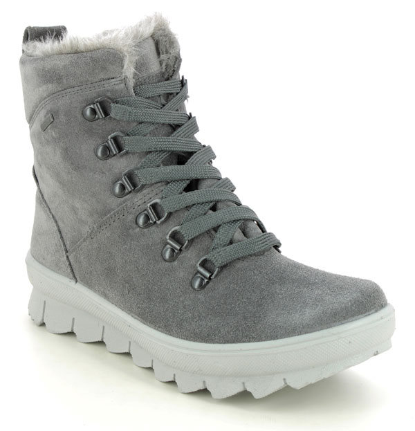 Legero Novara GTX women's grey suede waterproof winter boots