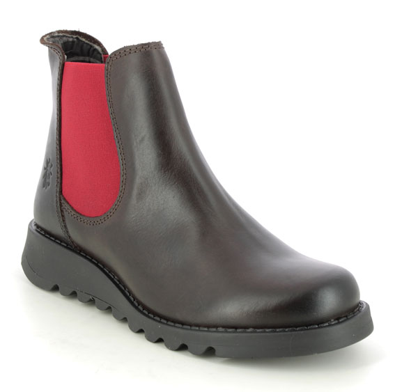 Fly London Salv Brown Chelsea Boots