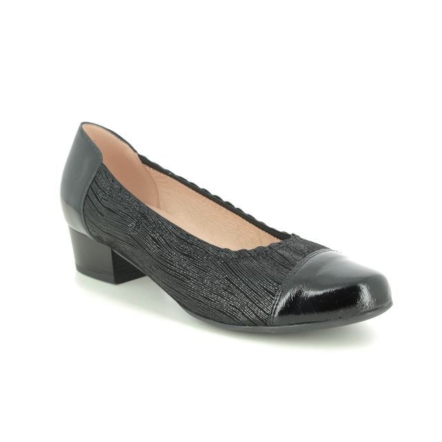 Alpina Court Shoes - Black patent suede - 8D50/6 MELODY H