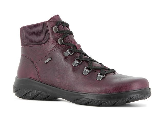 Alpina Royal Tex Boot Wine leather Womens Lace Up Boots 0R84-6