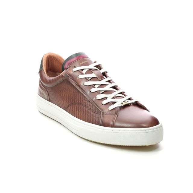 Ambitious Anopolis Tan Leather Mens trainers 11218-6327