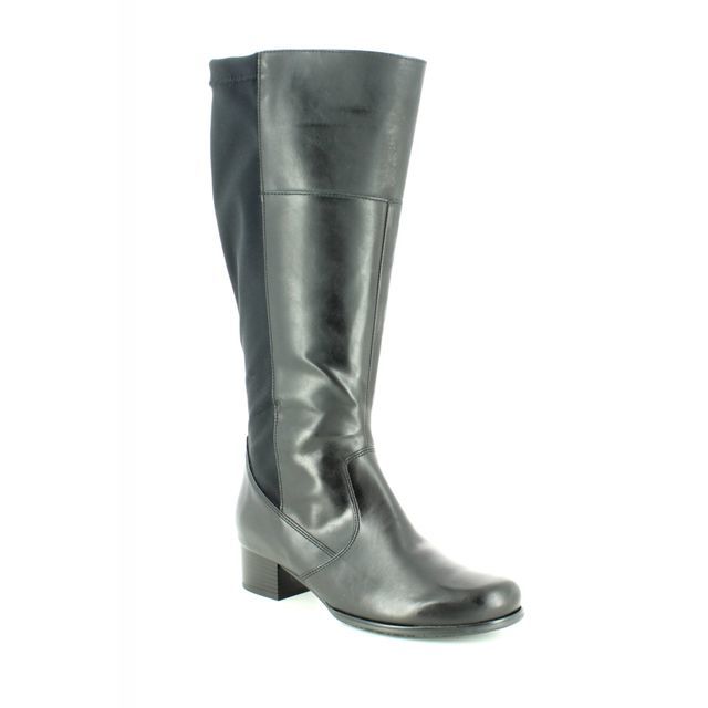 Ara Catalong Wide Fit Black Womens knee-high boots 63655-71