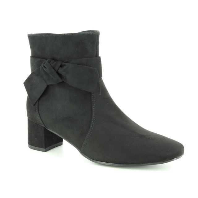 Ara Mayenne Black Womens ankle boots 61613-61