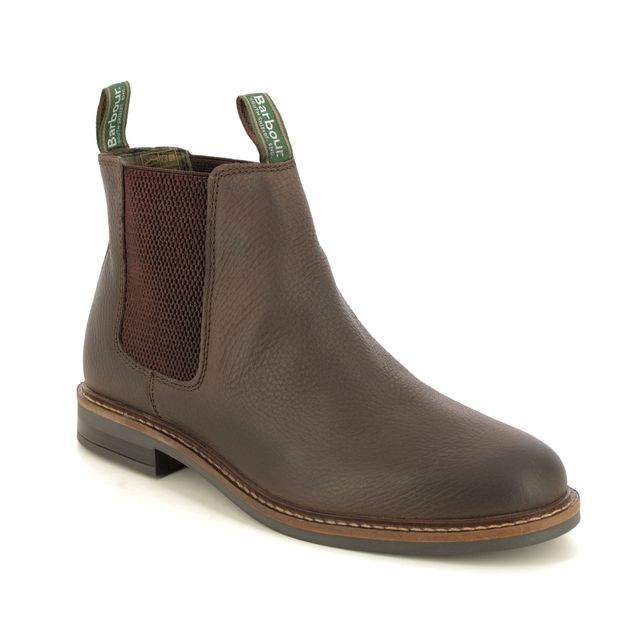 Barbour Chelsea Boots - Brown leather - MFO0244/BR77 FARSLEY