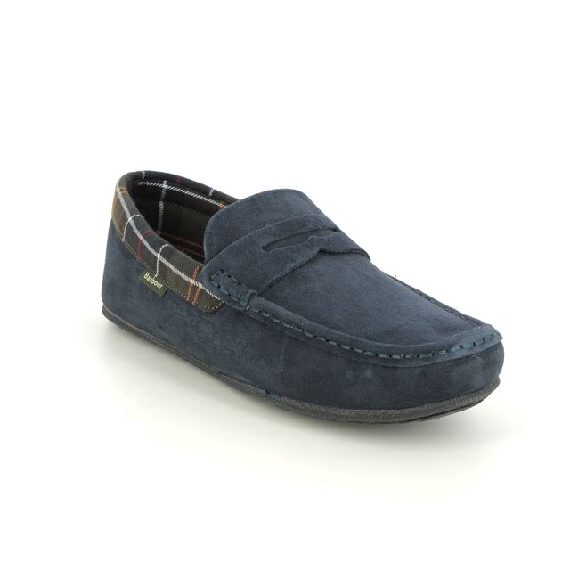Barbour Slippers - Navy Suede - MSL0011/NY53 PORTERFIELD