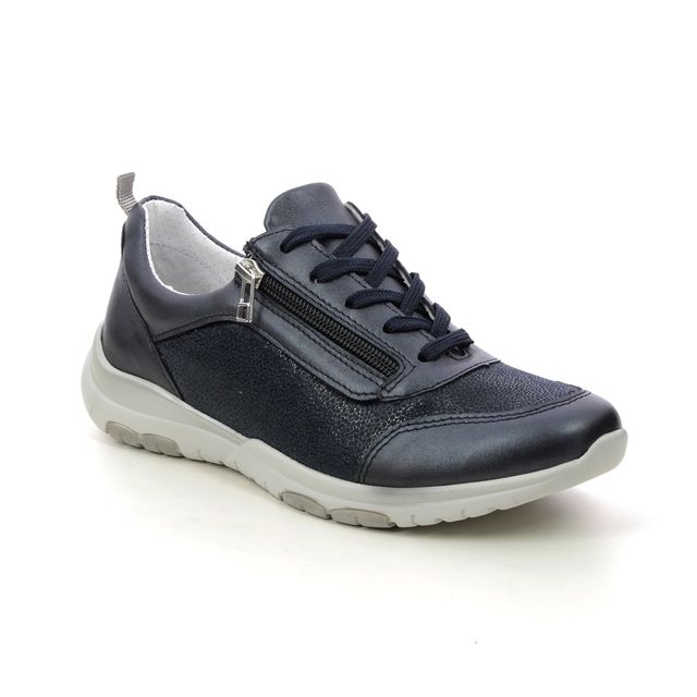 Begg Exclusive Lacing Shoes - Navy Glitz - 0857/9788 SONIA 27 ZIP