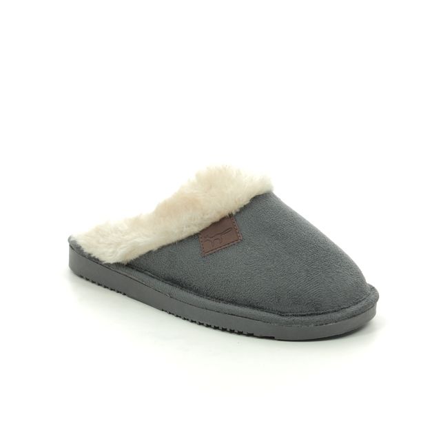 Begg Exclusive Slipper Mules - Charcoal - 7660/00 WICKLOW