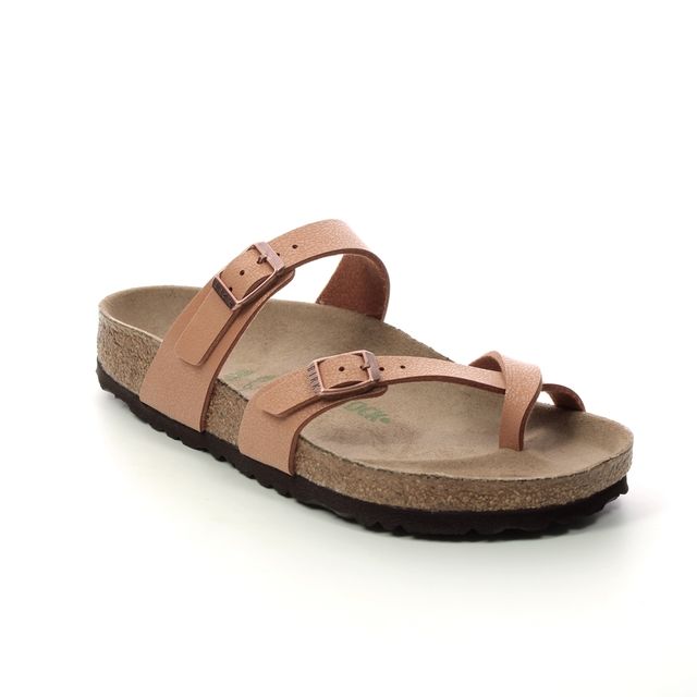 Birkenstock Mayari Vegan Tan Womens Toe Post Sandals 1025007
