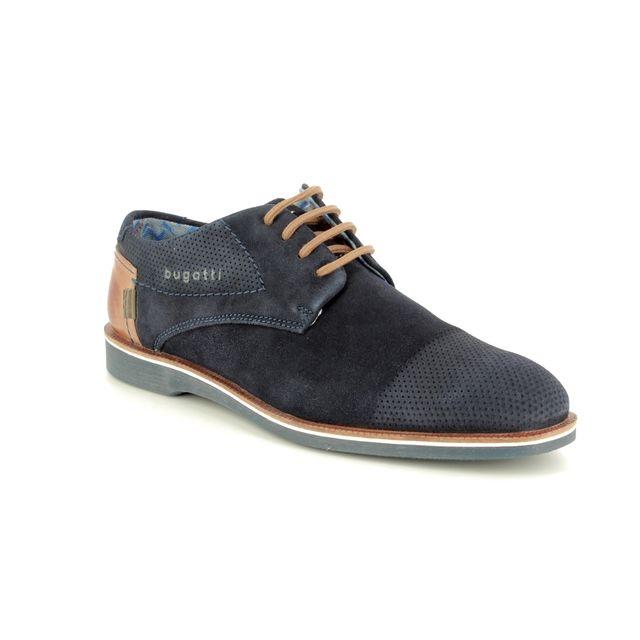 Bugatti Comfort Shoes - Navy Suede - 31264702/4100 MELCHIORE