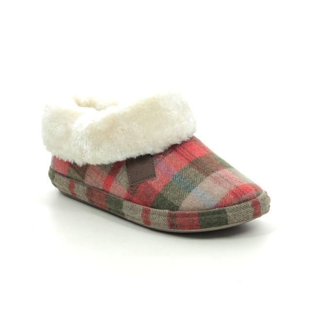 Begg Exclusive Glenroyal Brown multi Womens slippers 8762-20